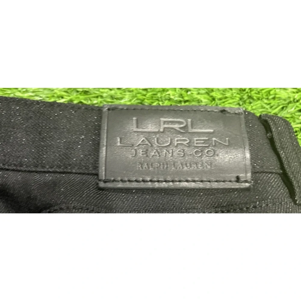 Lauren Ralph Lauren Jeans LRL Womens Snake Serpent On Back Black Sparkle 10 - Picture 6 of 14